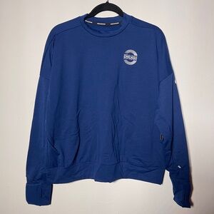 Nike Women's 2018 Chicago Marathon Royal Blue Long Sleeve Therma Running Top M